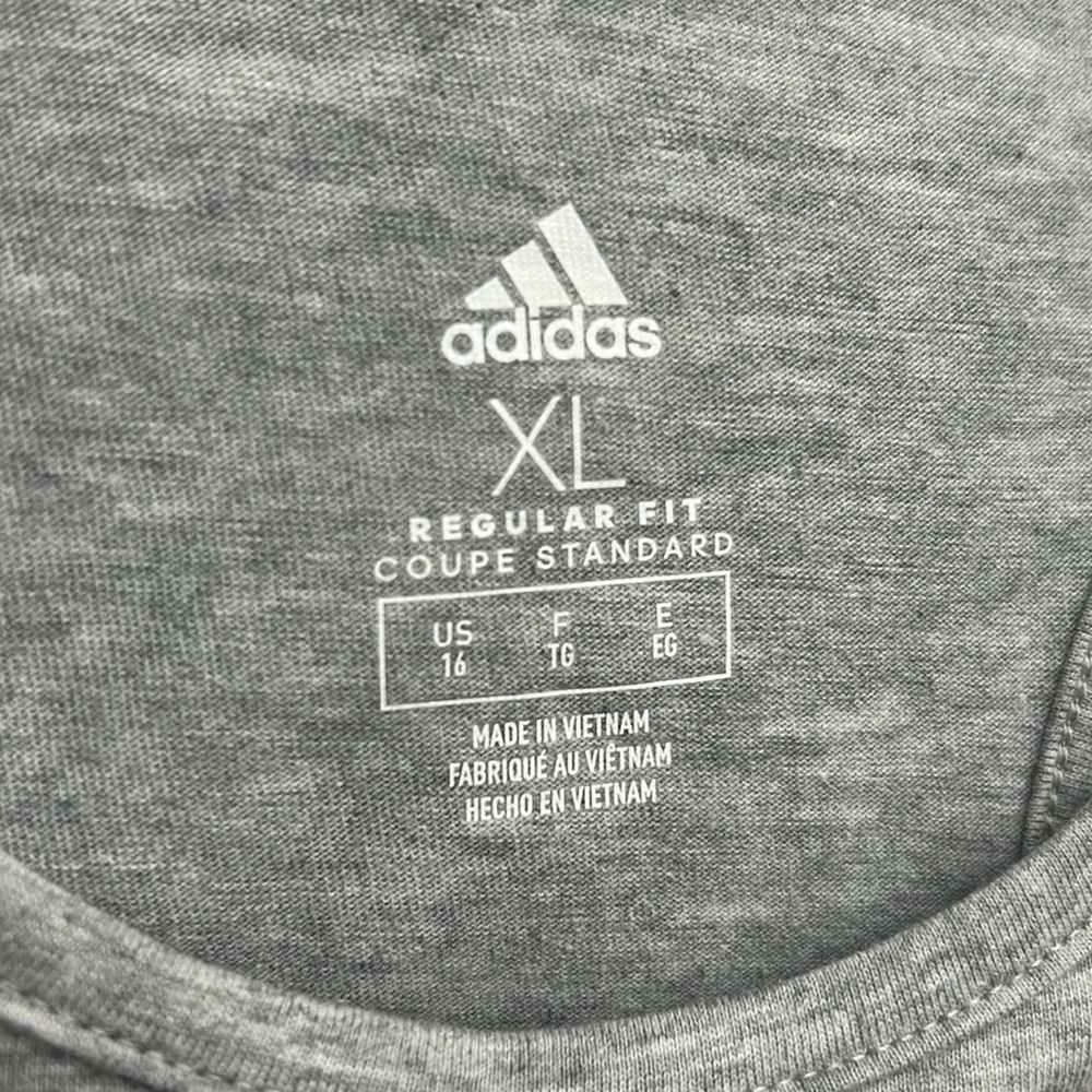 Adidas Light heather gray Girls Tank | SIZE XL - Picture 4 of 6